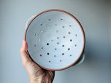 mini colander with drip plate