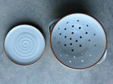 mini colander with drip plate