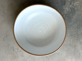 large matte white serving bowl