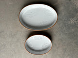 nesting oval tray set