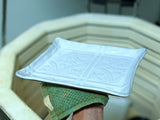 Vintage tile imprint tray