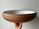 shallow serving bowl