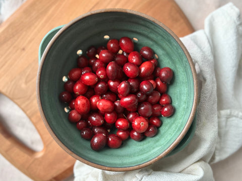 mini colander with drip plate