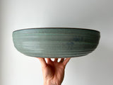 large patina serving bowl